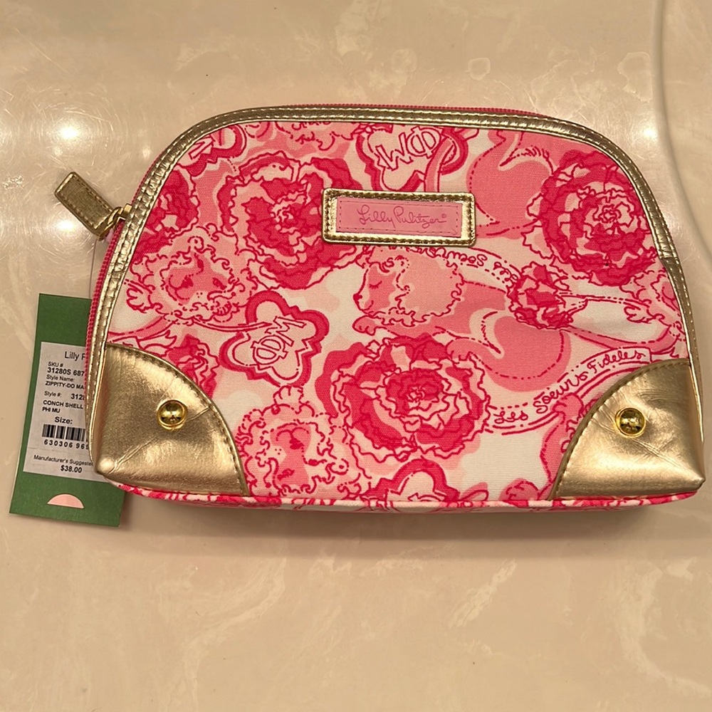 Lilly Pulitzer Phi Mu Makeup Bag